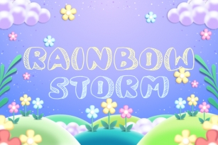 Rainbow Storm Font Download