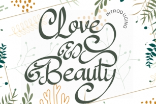 Love and Beauty Font Download