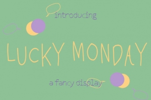 Lucky Monday Font Download