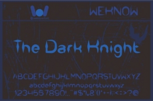 The Dark Knight Font Download