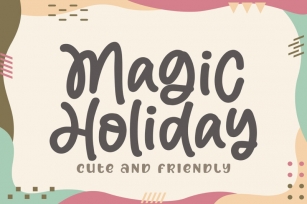 Magic Holiday - Cute and Friendly Font Download