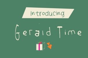 Gerald Time Font Download