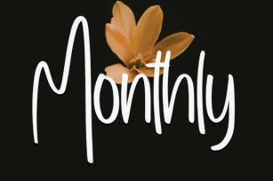 Monthly Font Download