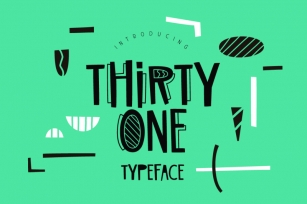 Thirty One Typeface Font Download