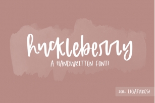 Huckleberry Font Download