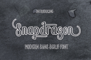 Snapdragon Font Duo Font Download