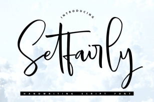 Setfairly | Handwriting Script Font Font Download