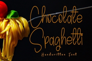 Chocolate Spaghetti Font Download
