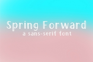 Spring Forward Font Download