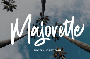 Majorette - Modern Script Font Font Download
