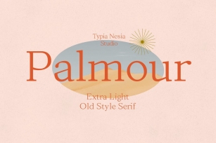 Palmour - Elegant Light Serif Font Download