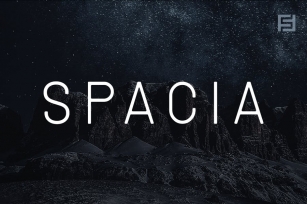SPACIA - Unique & Modern Display Typeface Font Download