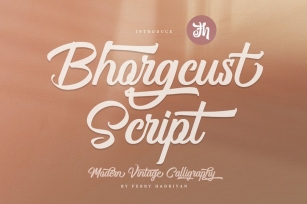 Bhorgcust - Script Font Font Download