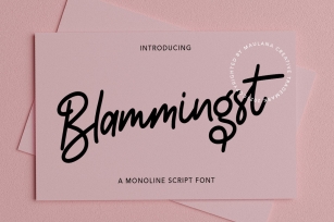Blammingst Script Font Download