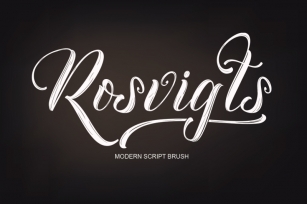 Rosvigts Brush Script Font Download