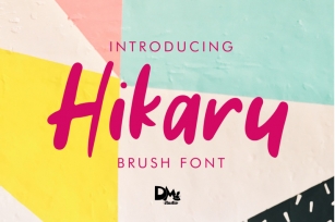 Hikaru - Brush Font Font Download
