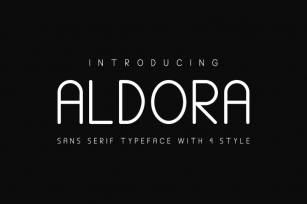 ALDORA Font Download