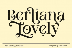 Berliana Lovely Serif Font Download