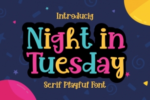 Night in Tuesday Font Download