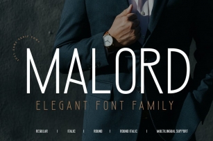 MALORD advertisement font family Font Download