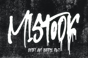 Mistook - Street Art Graffiti Font Font Download