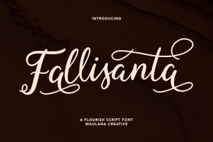 Fallisanta Flourish Font Download