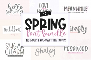 Spring Bundle Font Download