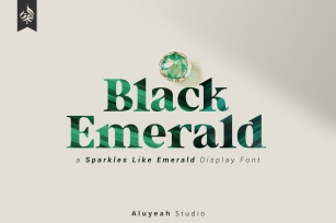 Black Emerald Font Download
