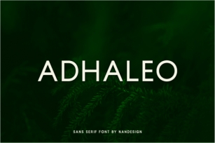 Adhaleo Font Download