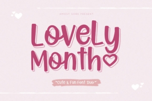 Lovely Month Font Download