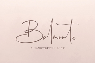 Balmonte Font Download