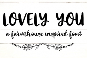 Lovely You Font Download