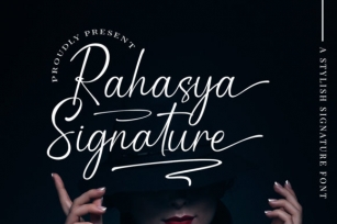 Rahasya Signature Font Download