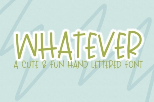 Whatever Font Download