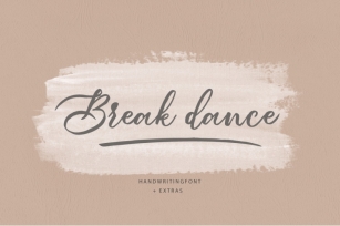 Break Dance Script Font Download