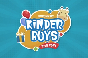 Kinder Boys - Playful Font Font Download