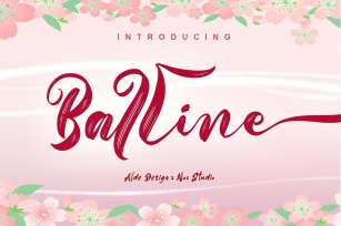 Balline Wedding Script Font Download