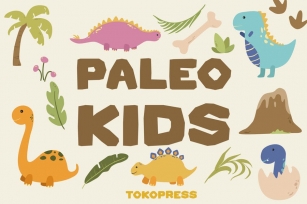 Paleo Kids - Children font Font Download
