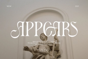 APPEARS - Display Serif Font Download