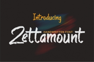 Zettamount Font Download