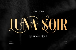 LUNA SOIR Font Download