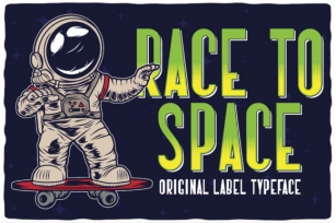 Race to Space Font Download