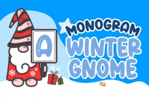 Monogram Winter Gnome Font Download