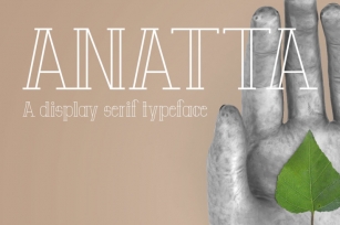 Anatta Display Serif Typeface Font Download
