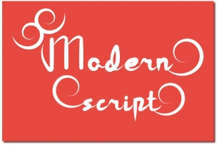 modern script Font Download