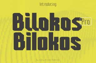 Bilokos Pro Expanded Font Download