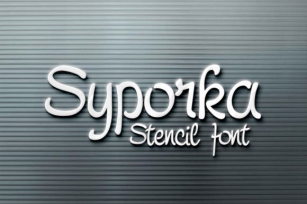 Syporka Font Download