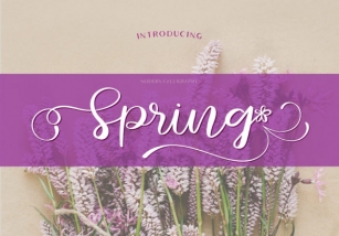 Spring Font Download