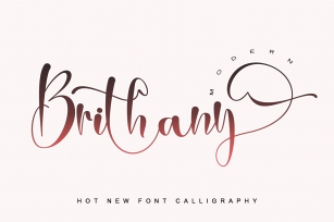 Brithany Modern Font Download