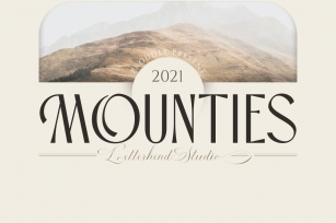MOUNTIES Font Download